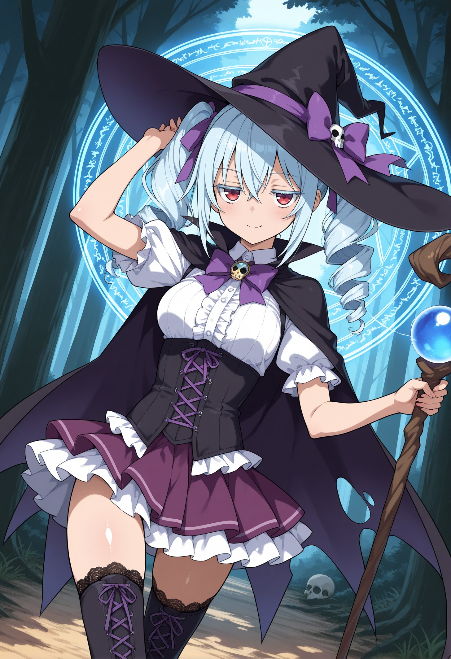 ドリルヘアー魔法使い