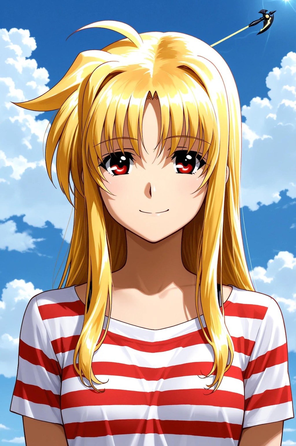 フェイト➡　たまには私服もね