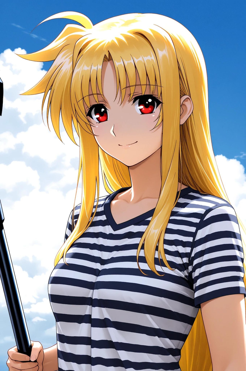 フェイト➡　たまには私服もね