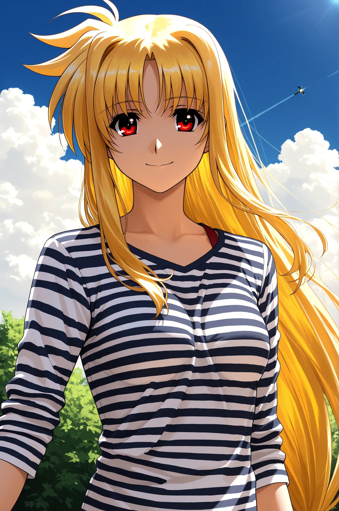フェイト➡　たまには私服もね