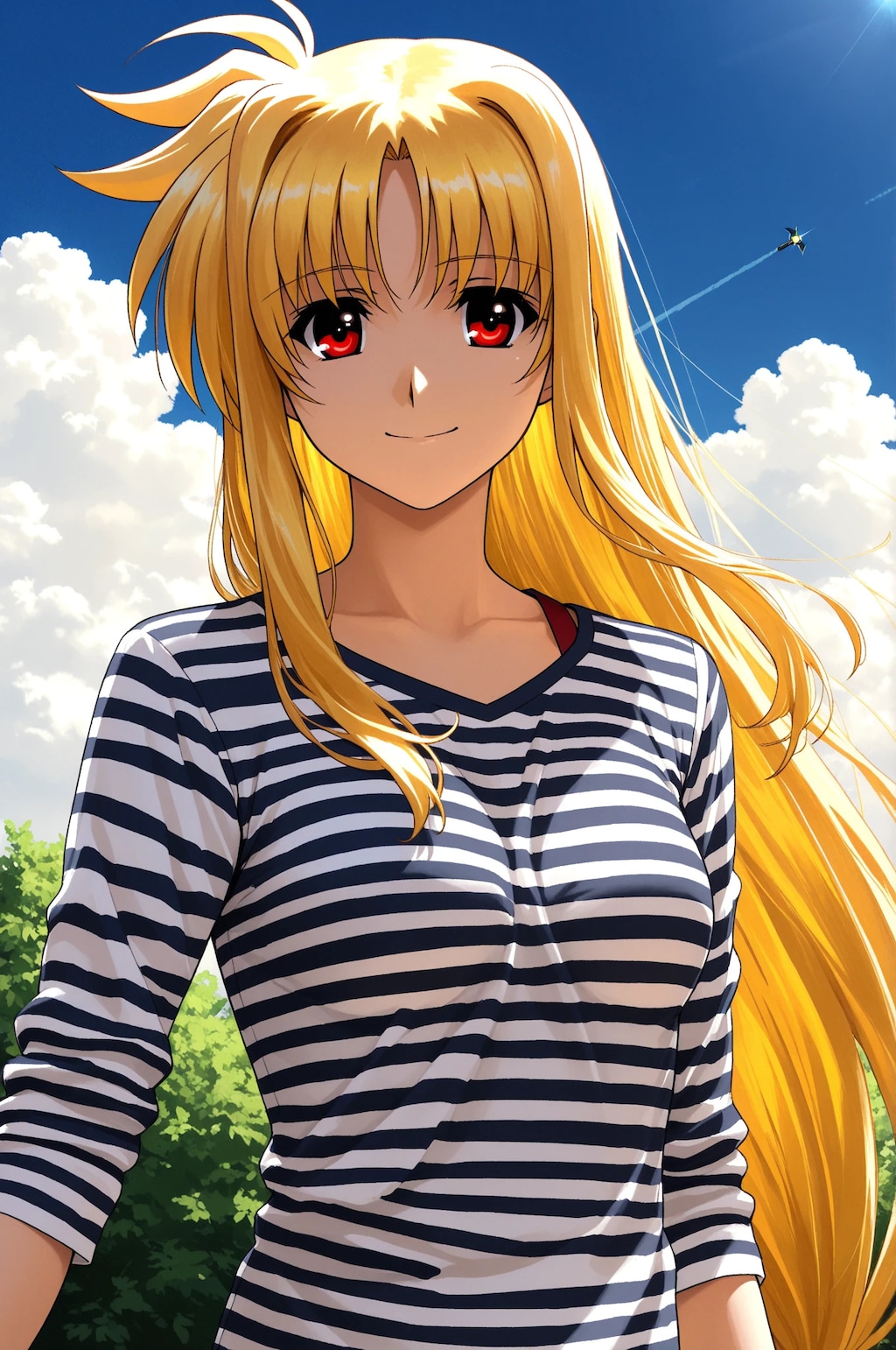 フェイト➡　たまには私服もね