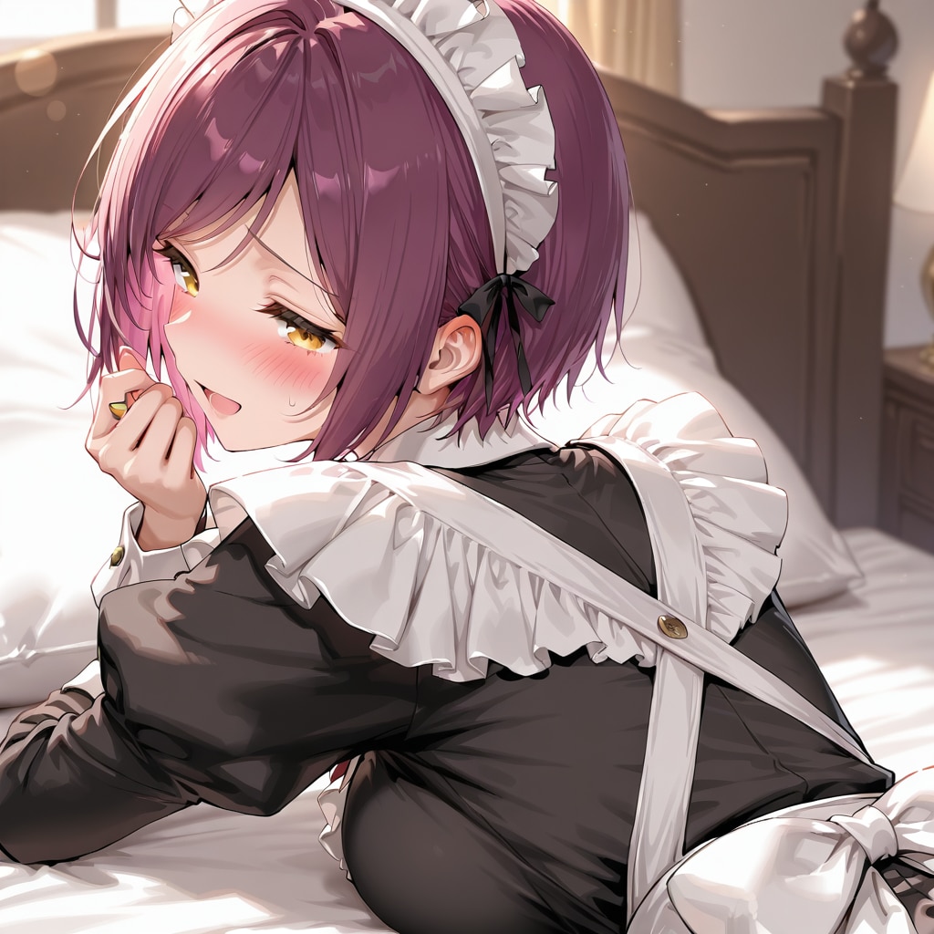 おはようございます（挨拶メイドの芽衣ちゃん）