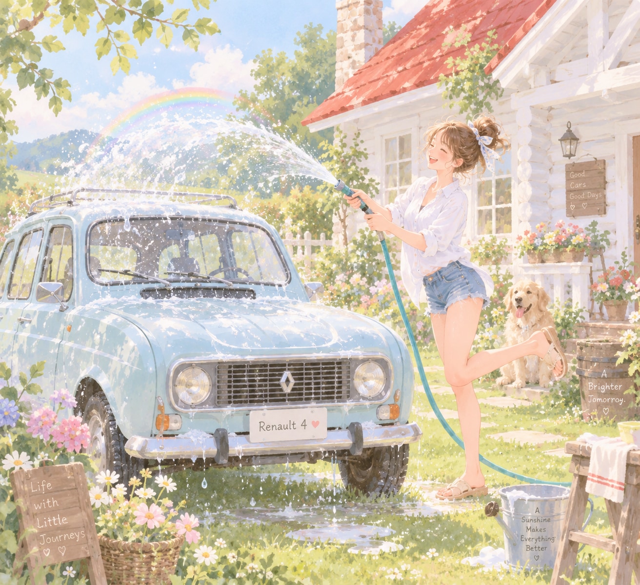 洗車 | の人気AIイラスト・グラビア
