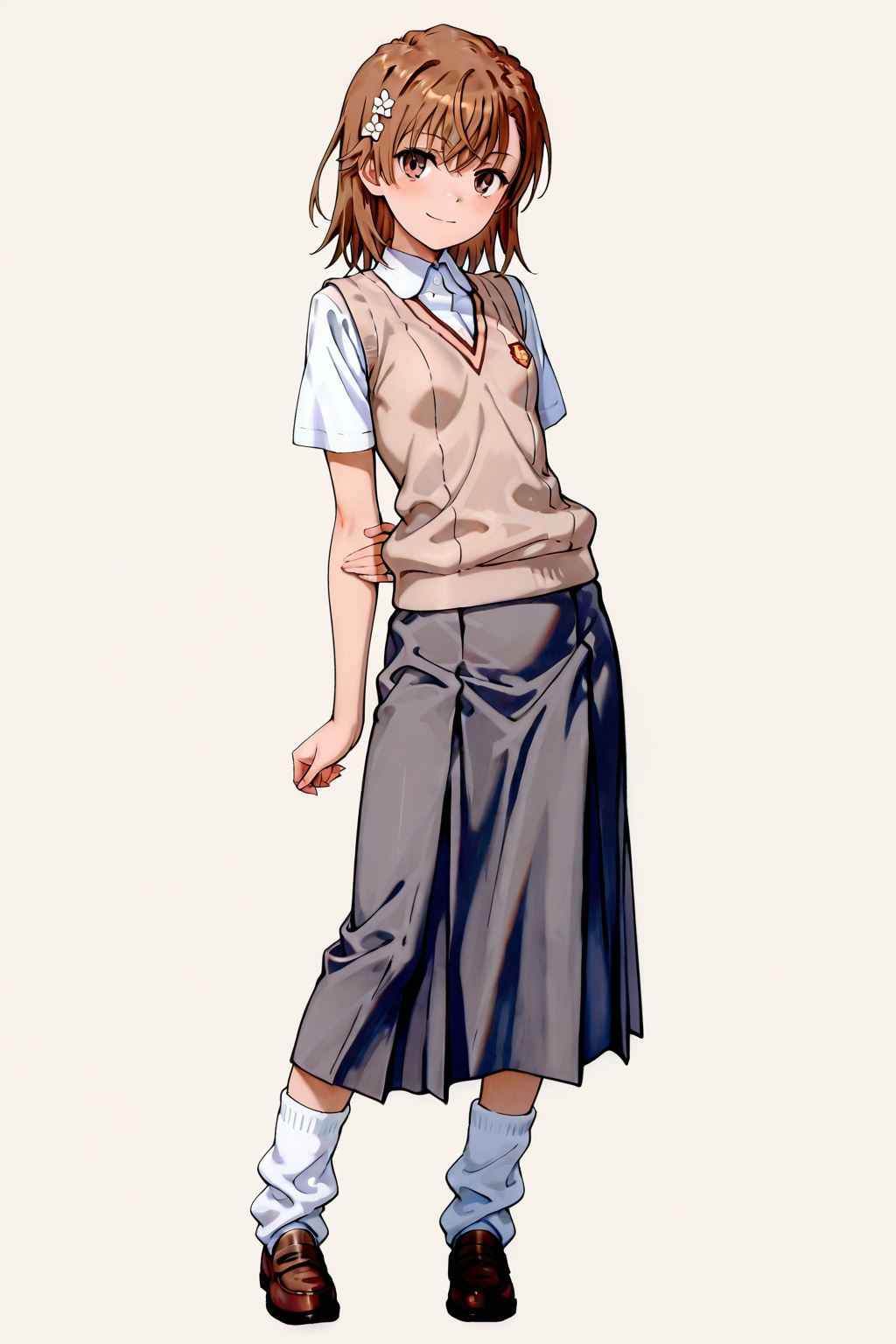 Misaka in a long skirt | の人気AIイラスト・グラビア