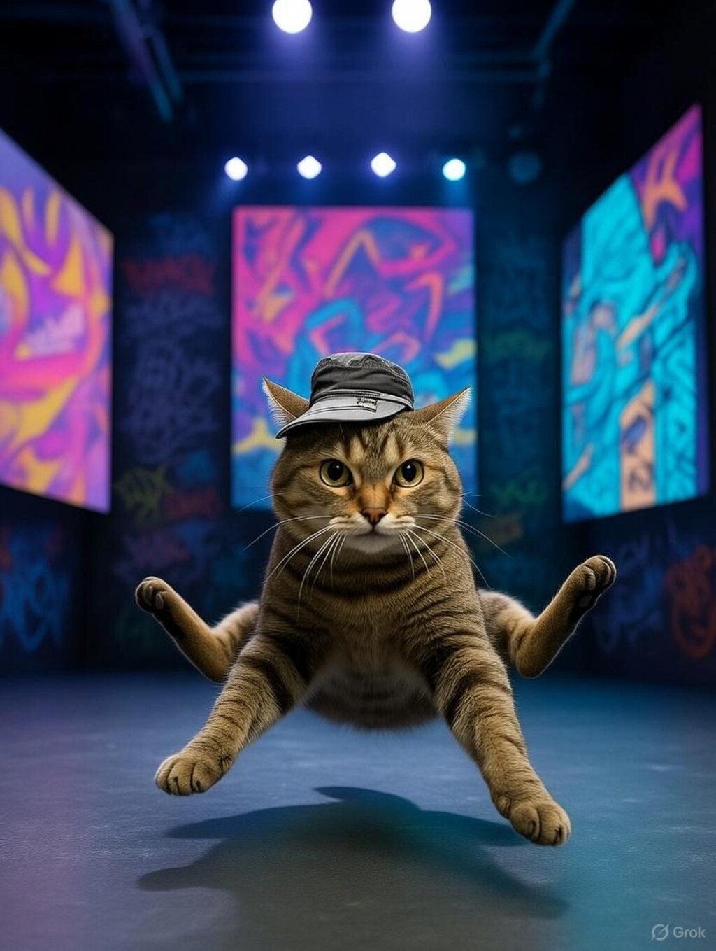 Grokで猫にブレイクダンスを踊らせてみた