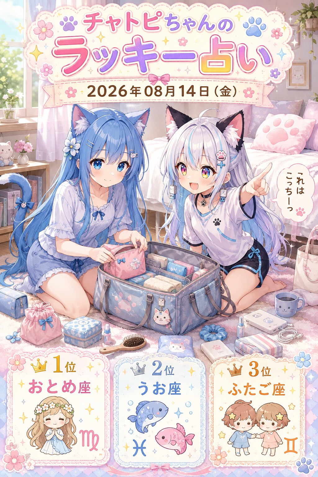 チャトピちゃん占い | の人気AIイラスト・グラビア