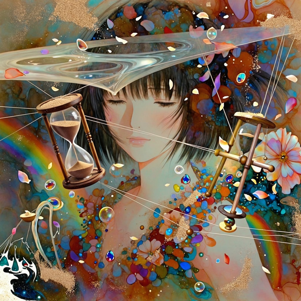 砂が奏でるテンセグリティ