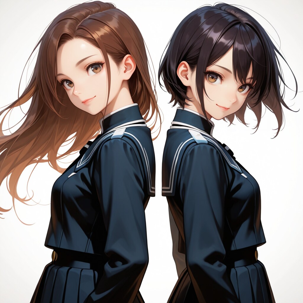 背中合わせ