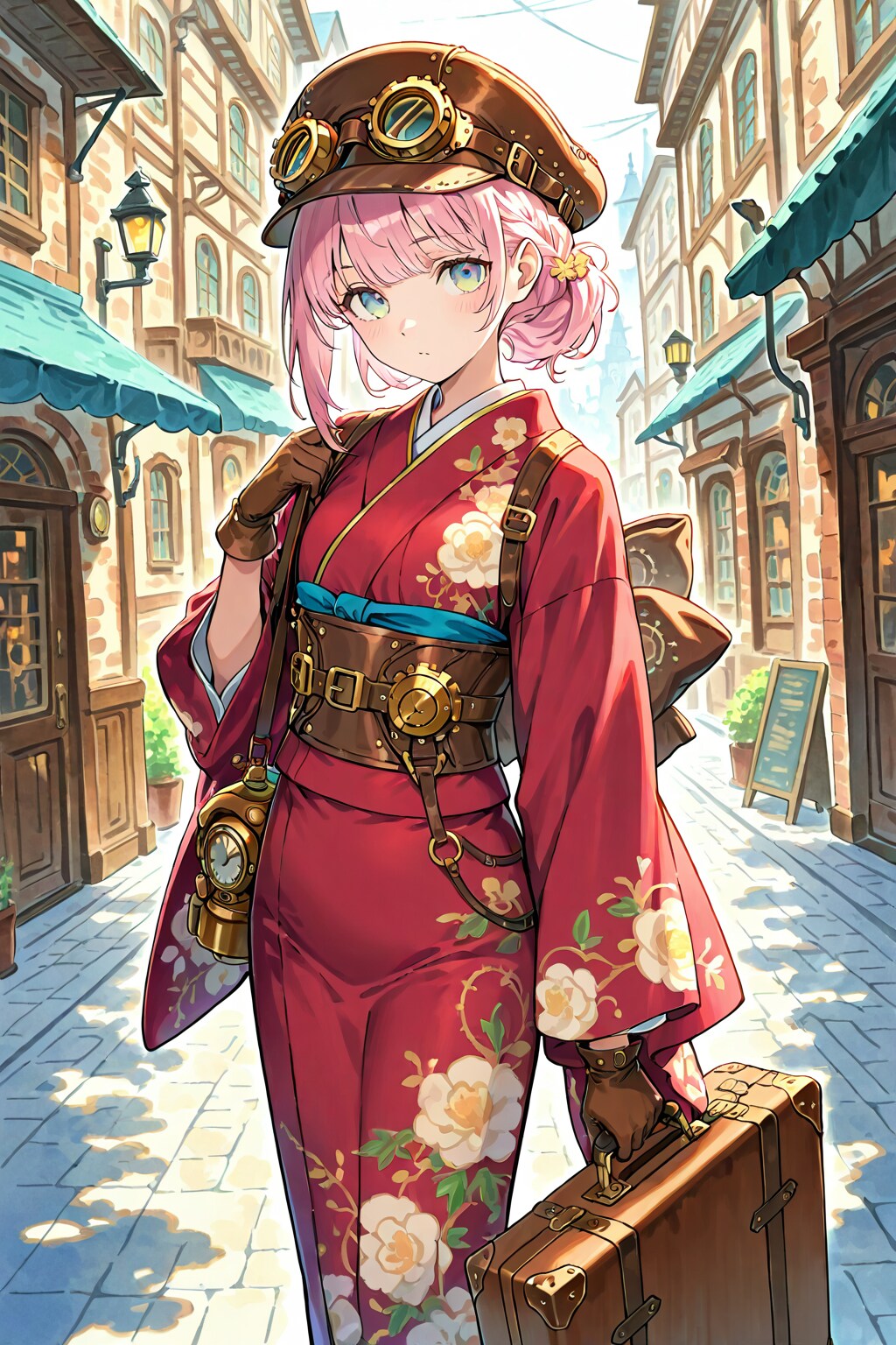 スチームパンク×着物。 | の人気AIイラスト・グラビア