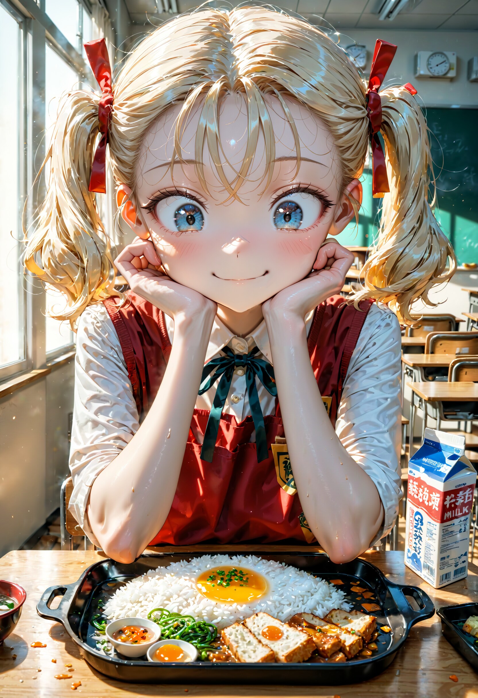 今日は全国学校給食週間最終日　その２ | の人気AIイラスト・グラビア