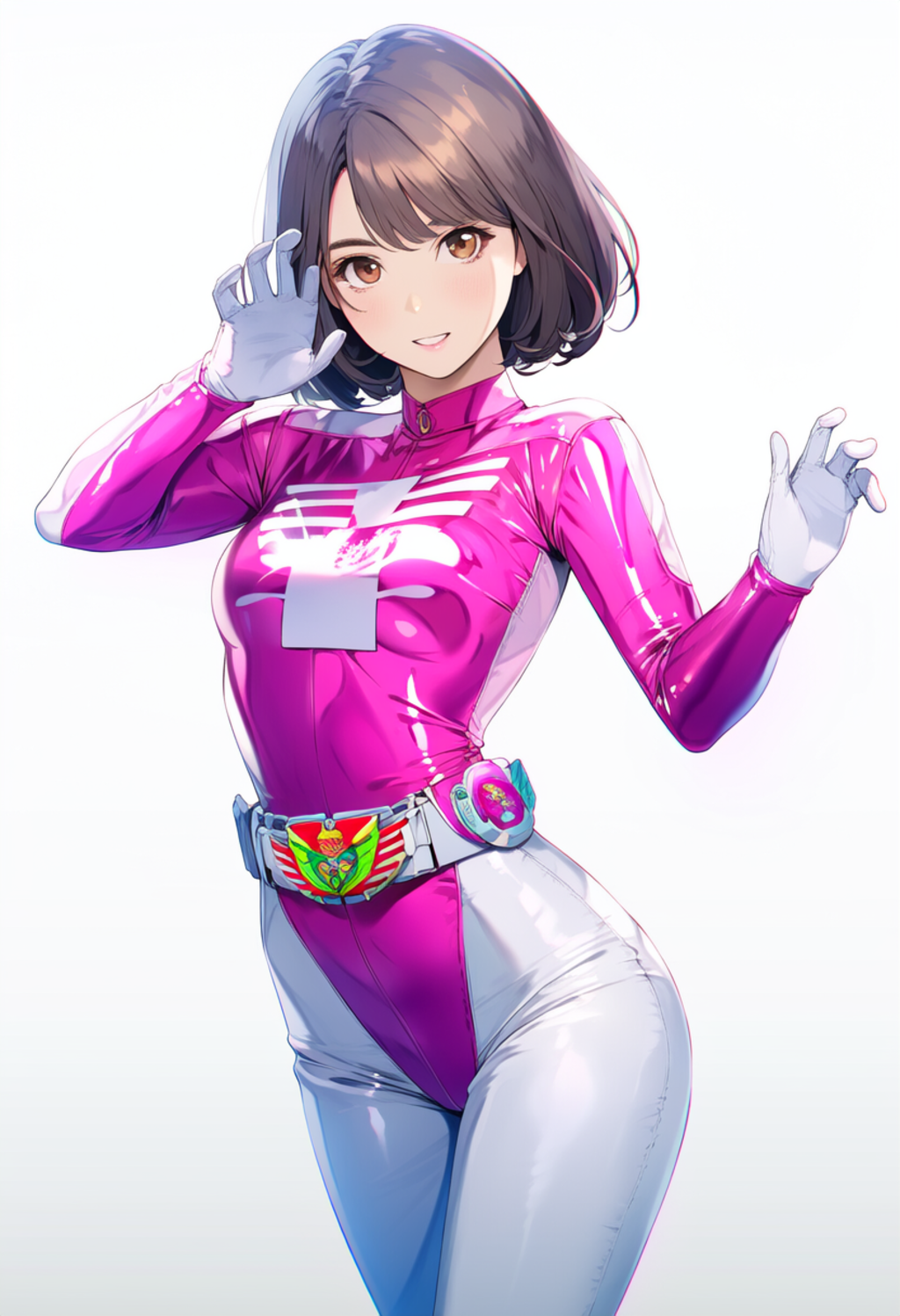 昔の戦隊ヒロインっぽい格好