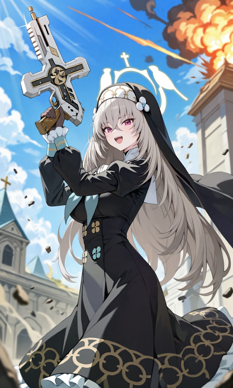 銃器修道女　やったぜ！ | の人気AIイラスト・グラビア