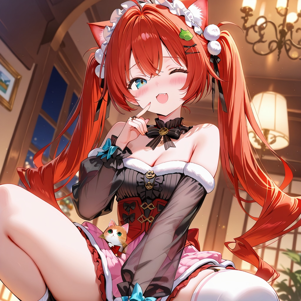 QILIN　魔法ねこみみ少女 | の人気AIイラスト・グラビア