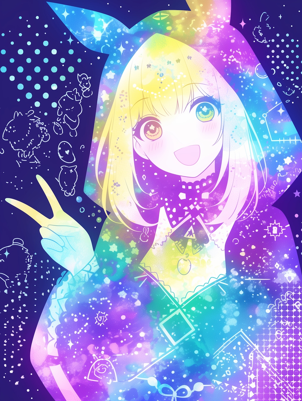 うさぎ？と乙女