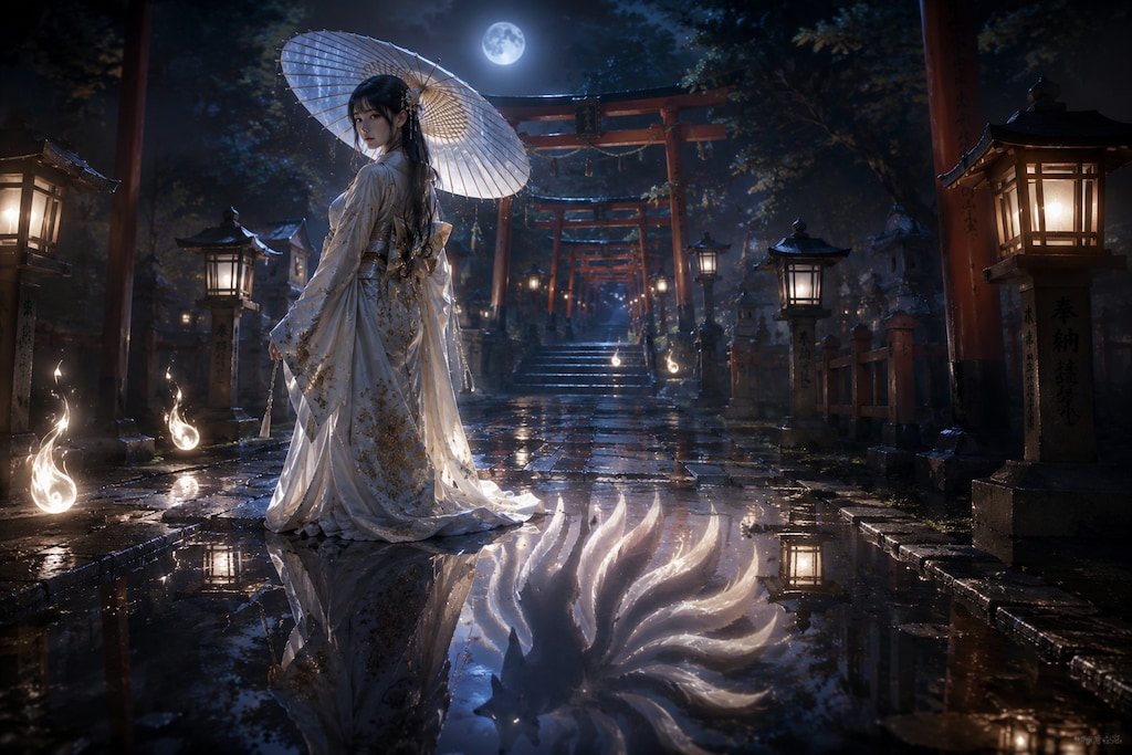 月夜の神秘