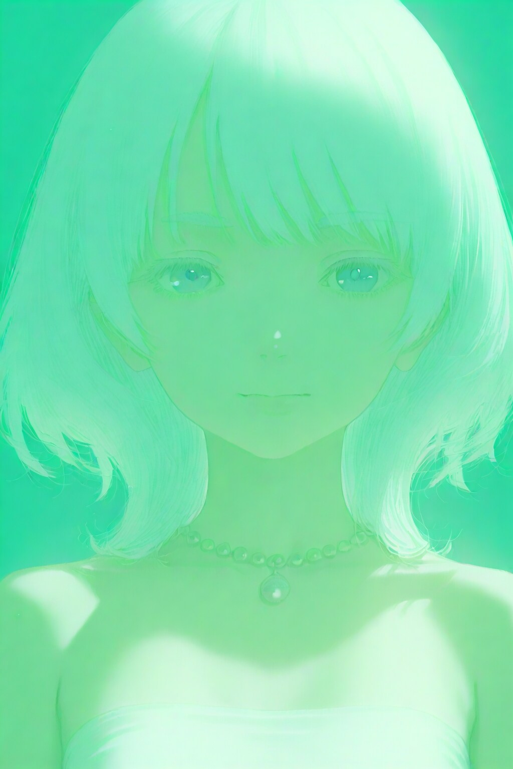 DRAGONで銀睫毛になる。