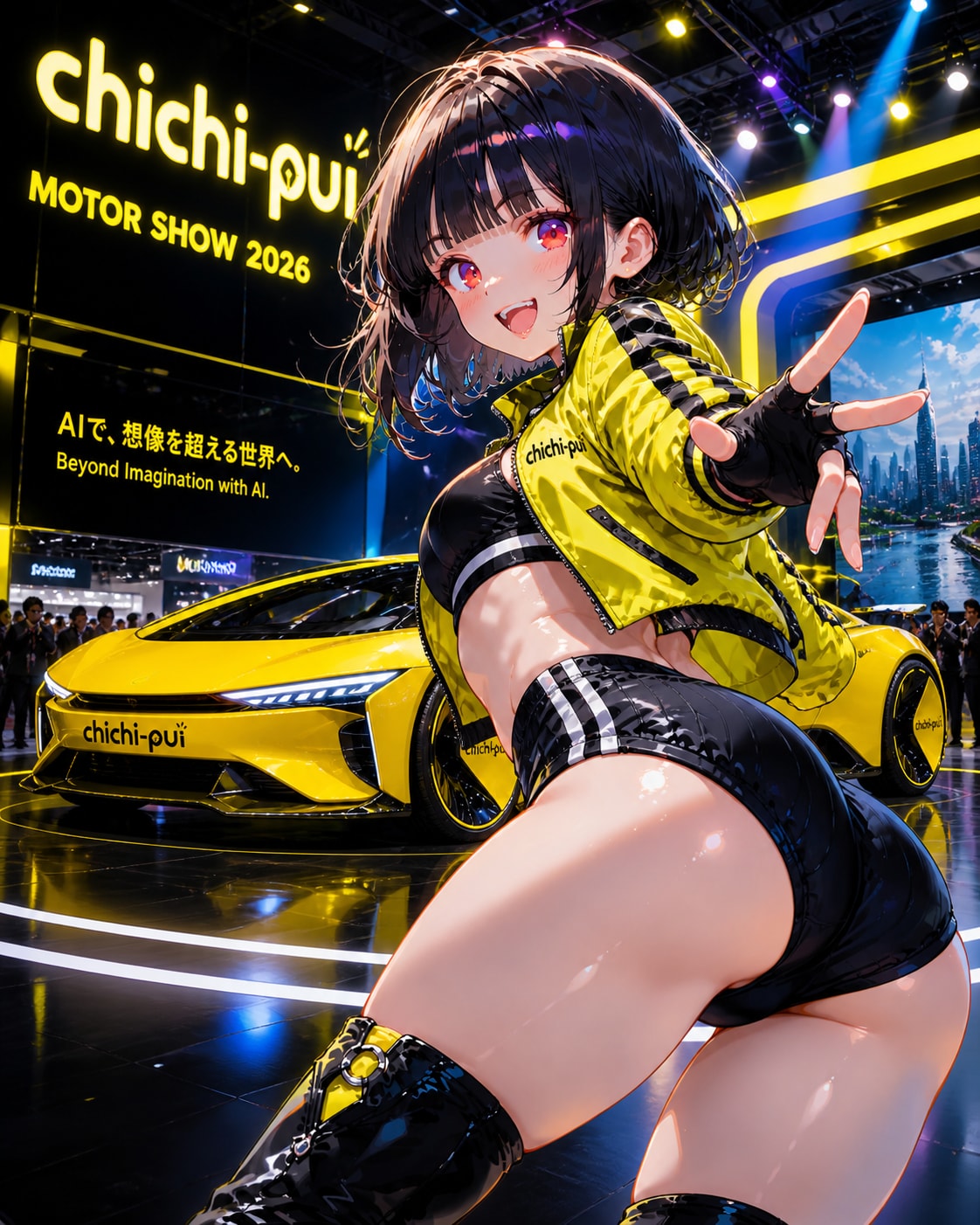 チチプイモーターショー ~ 黒髪ボブのブルマ娘１１０ ~