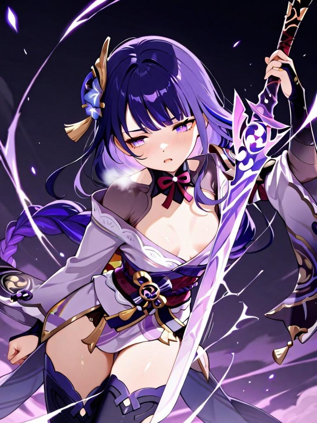 (雷電)ロリぱいソード戦闘後鍾離来訪(第1話)