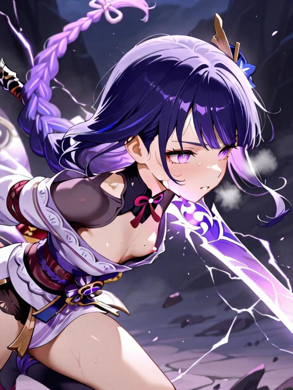 (雷電)ロリぱいソード戦闘後鍾離来訪(第1話)