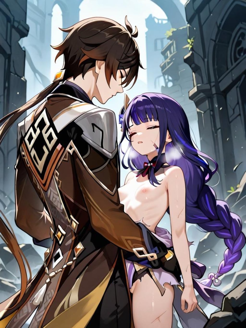 (雷電)ロリぱいソード戦闘後鍾離来訪(第1話)