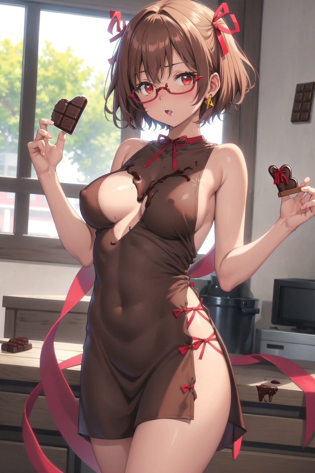 チョコ食べる？