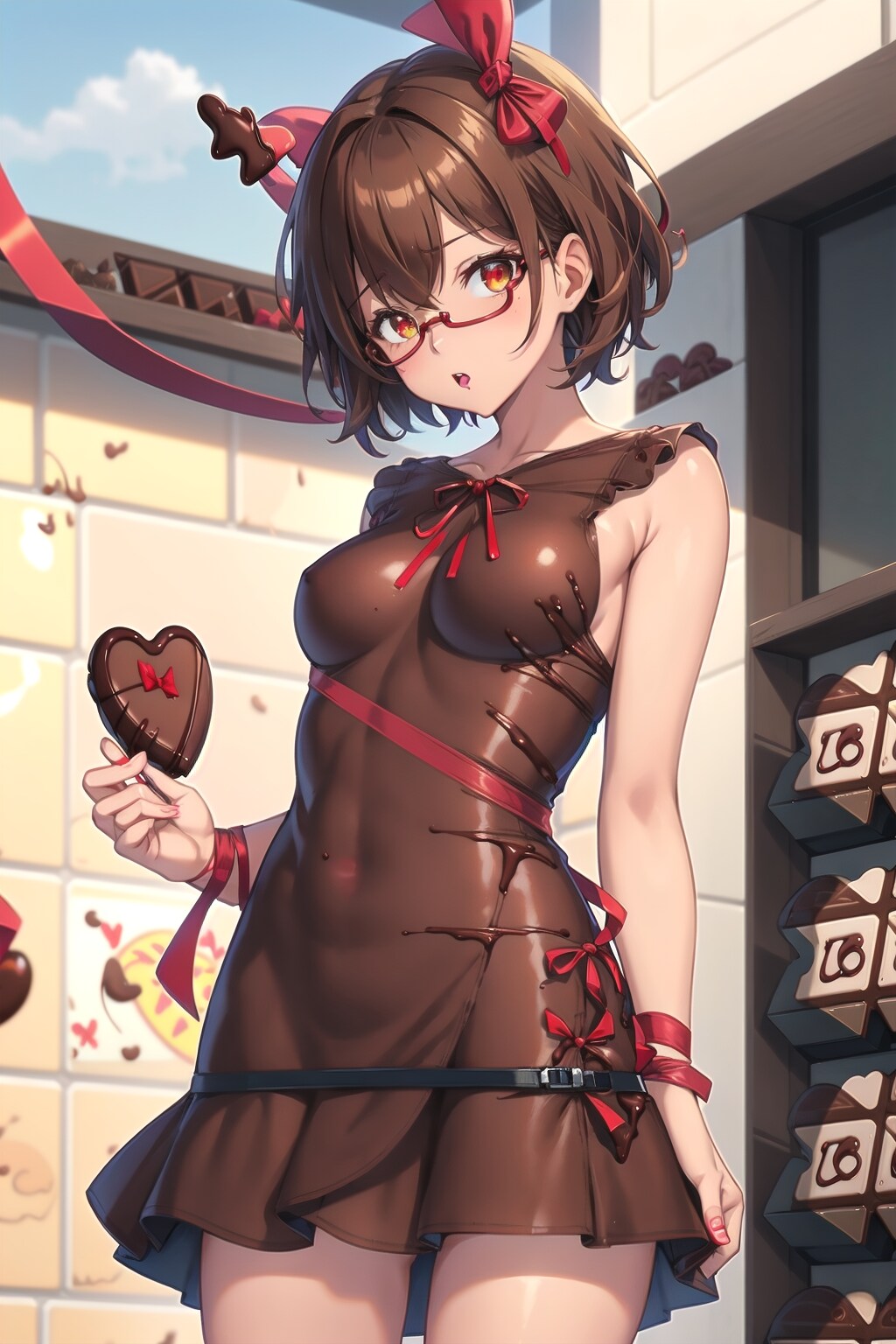 チョコ食べる？