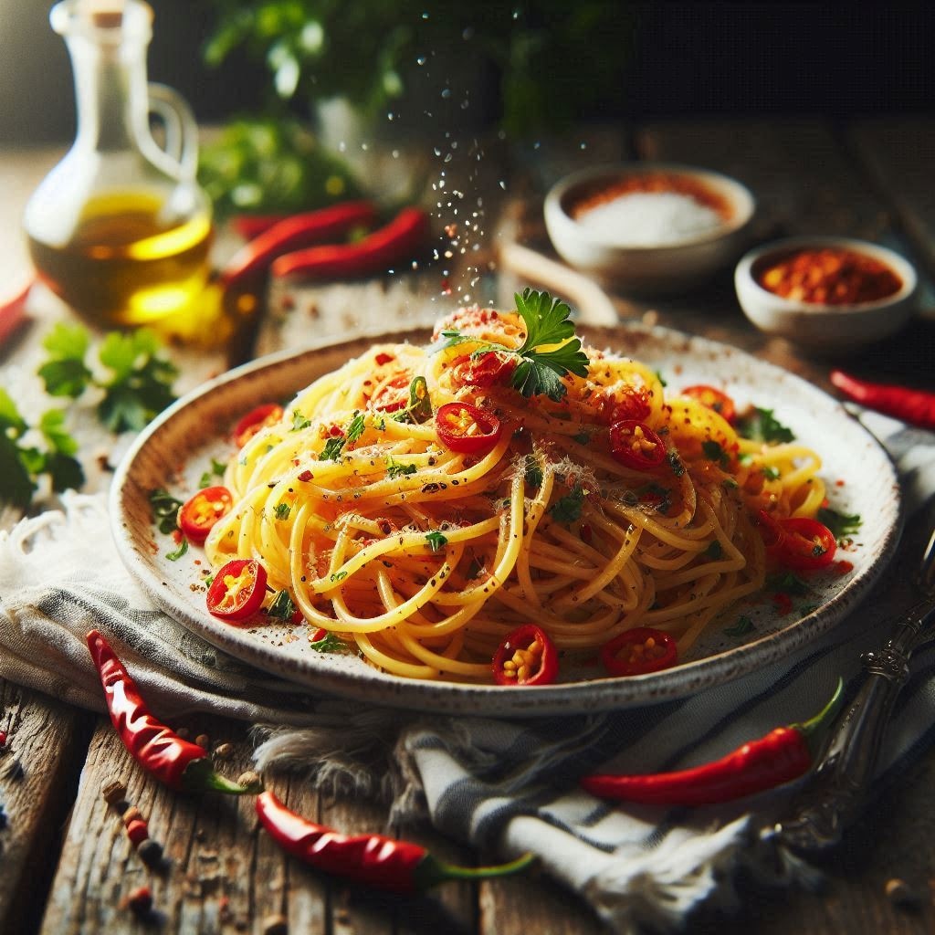 スパゲッティ・ペペロンチーノ