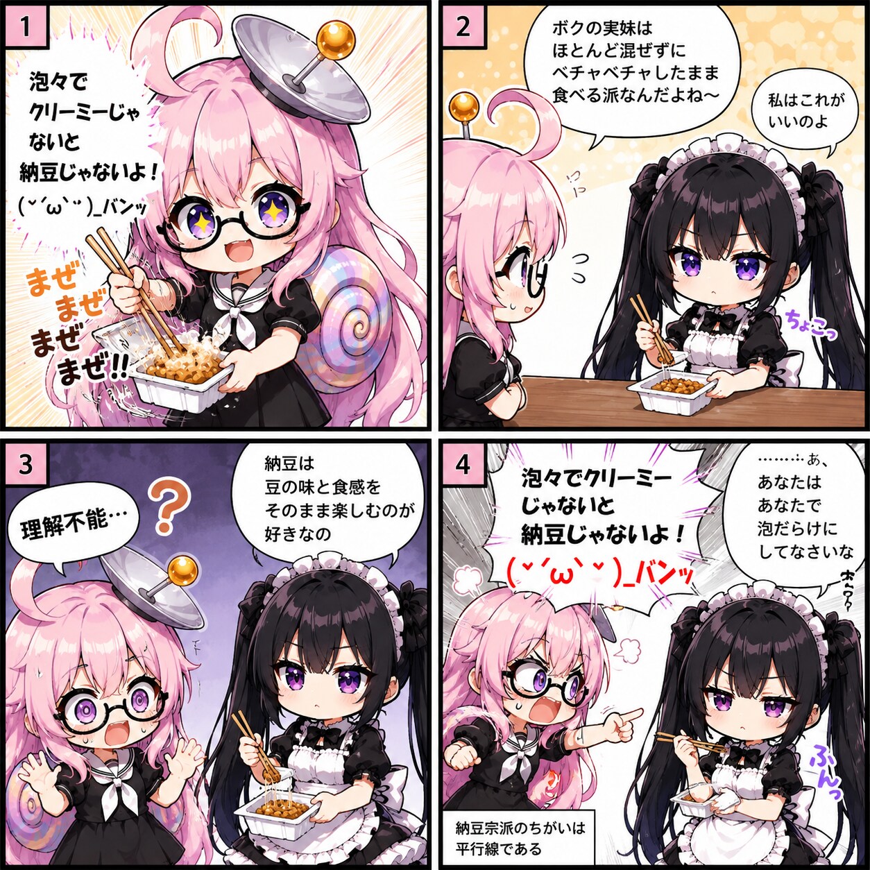納豆は混ぜるか混ぜないか