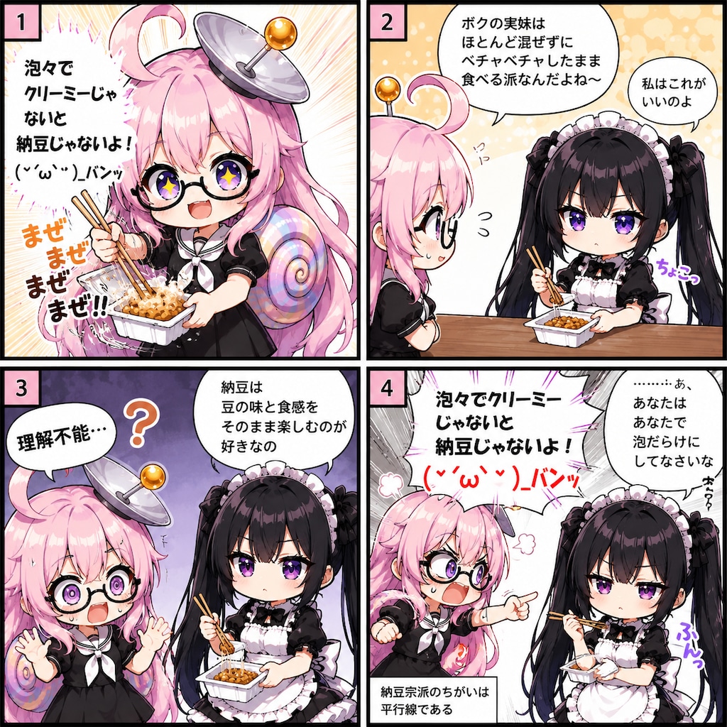 納豆は混ぜるか混ぜないか