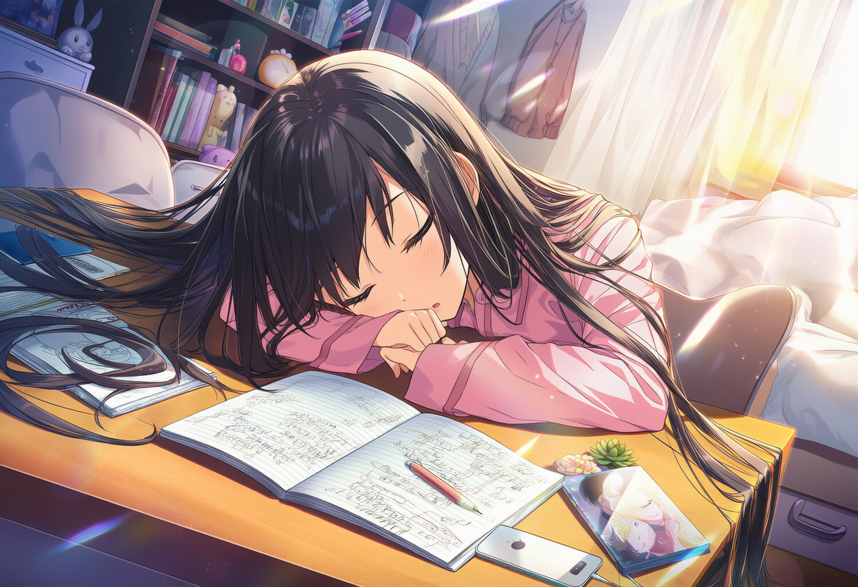 女子高生の朝