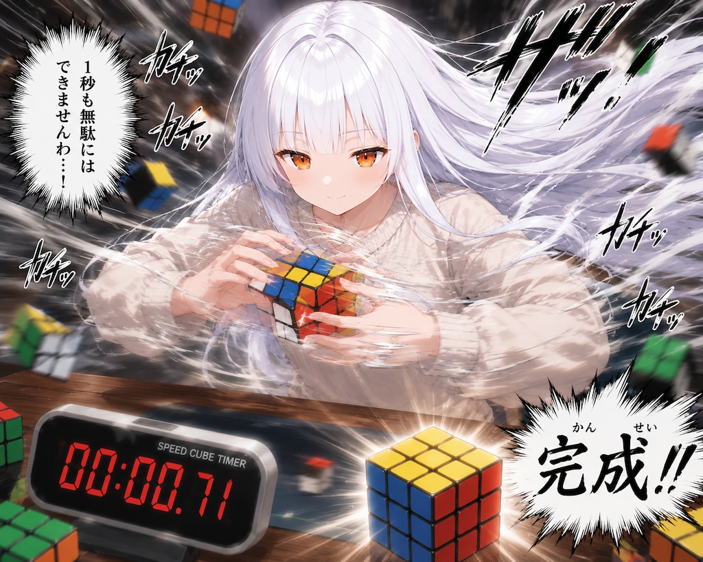 12.「る」→「ルービックキューブ」霧雨カスミ