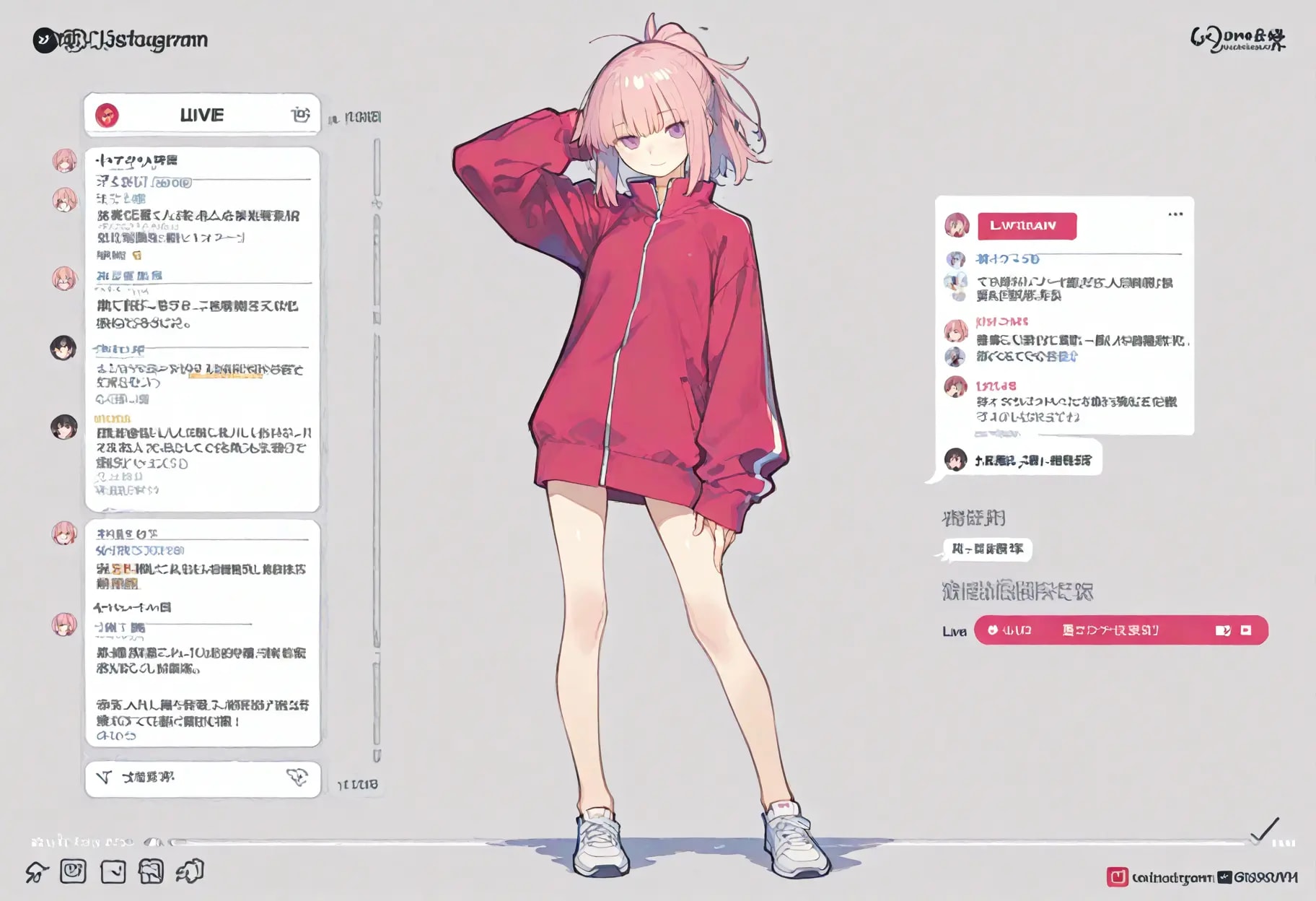 instagirl | の人気AIイラスト・グラビア