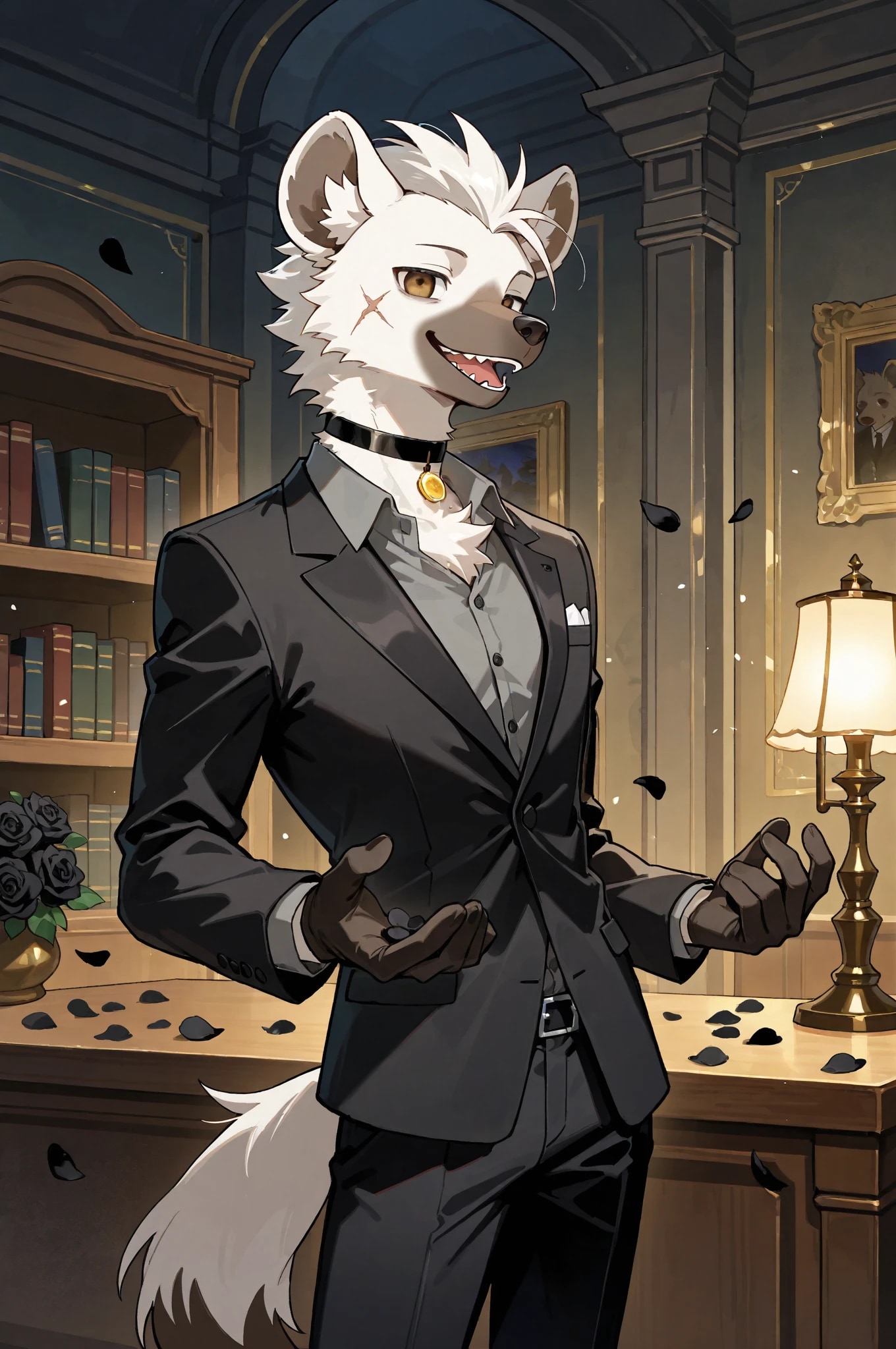 白いハイエナの暗殺者 | の人気AIイラスト・グラビア