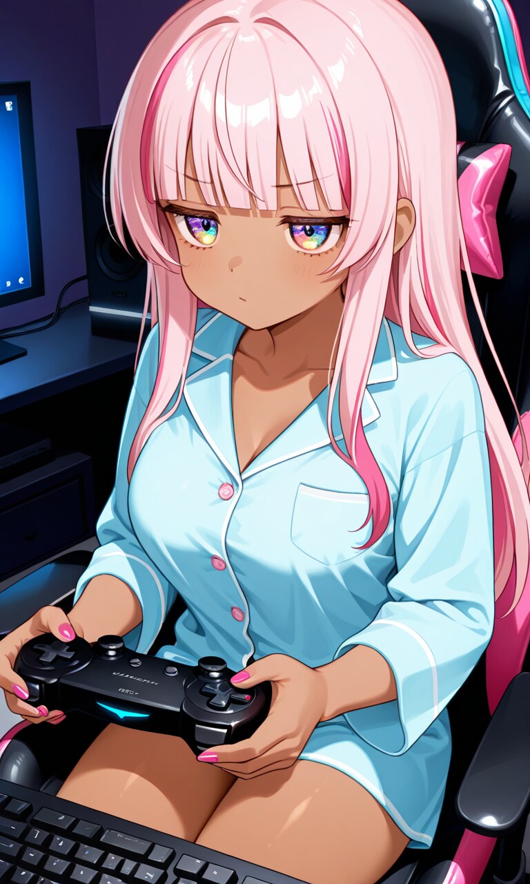 【うちの子】ゲームするマイちゃん