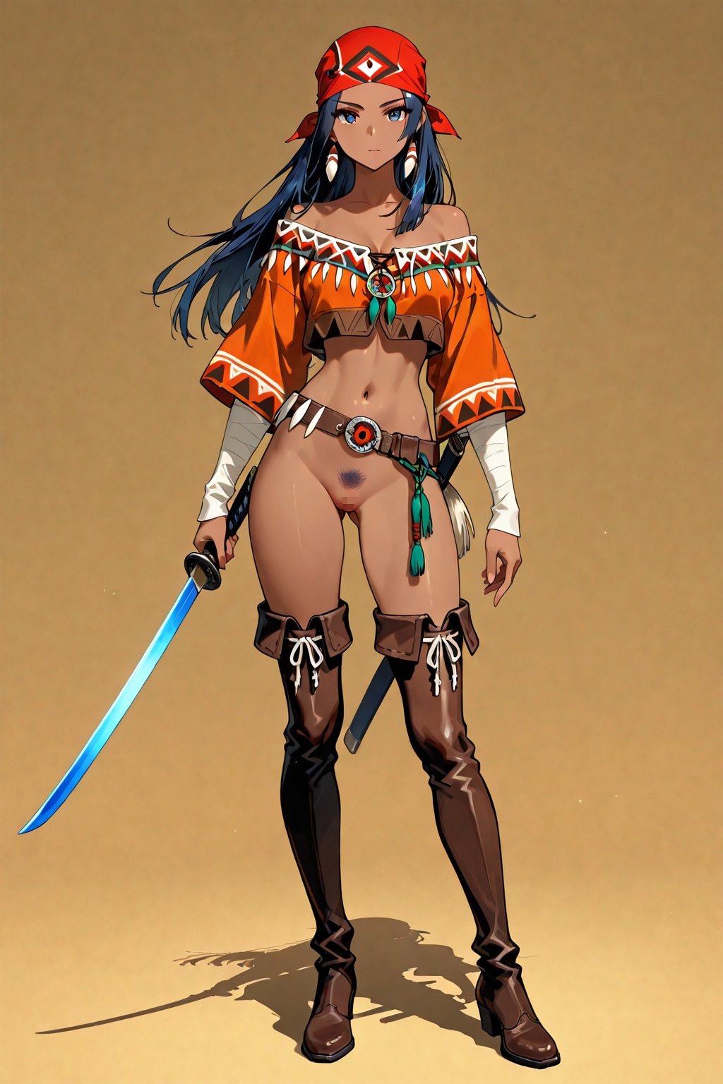 蒼刃の戦の女将、