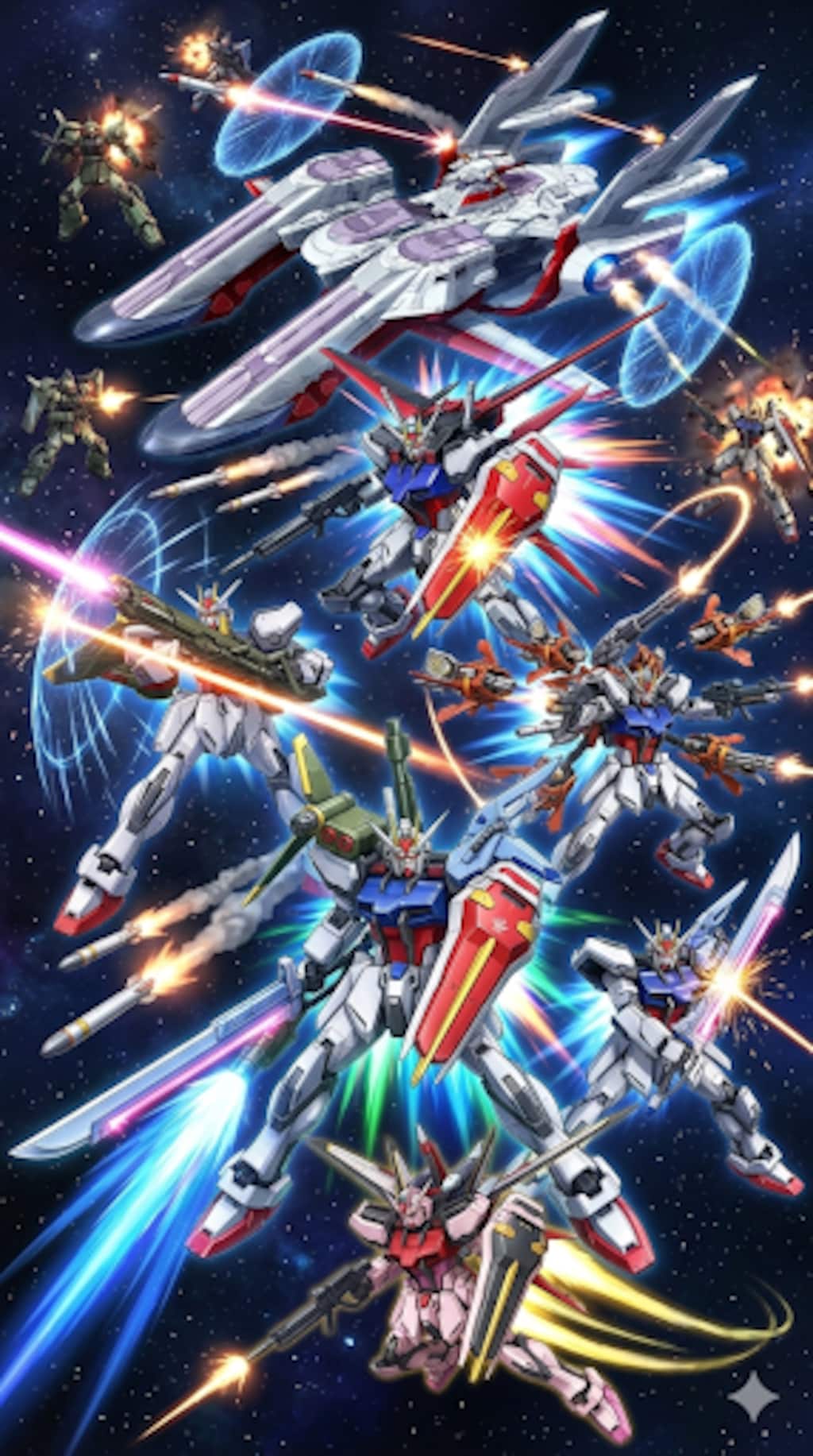 6機のストライクガンダム