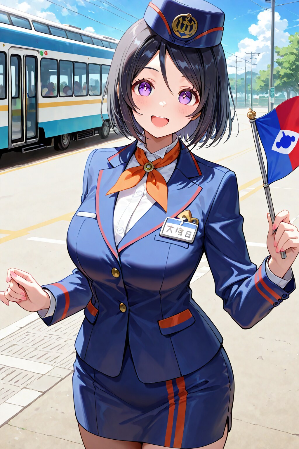 バスガイドさん | の人気AIイラスト・グラビア