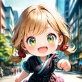 浴衣の茉莉花ちゃん 2枚目