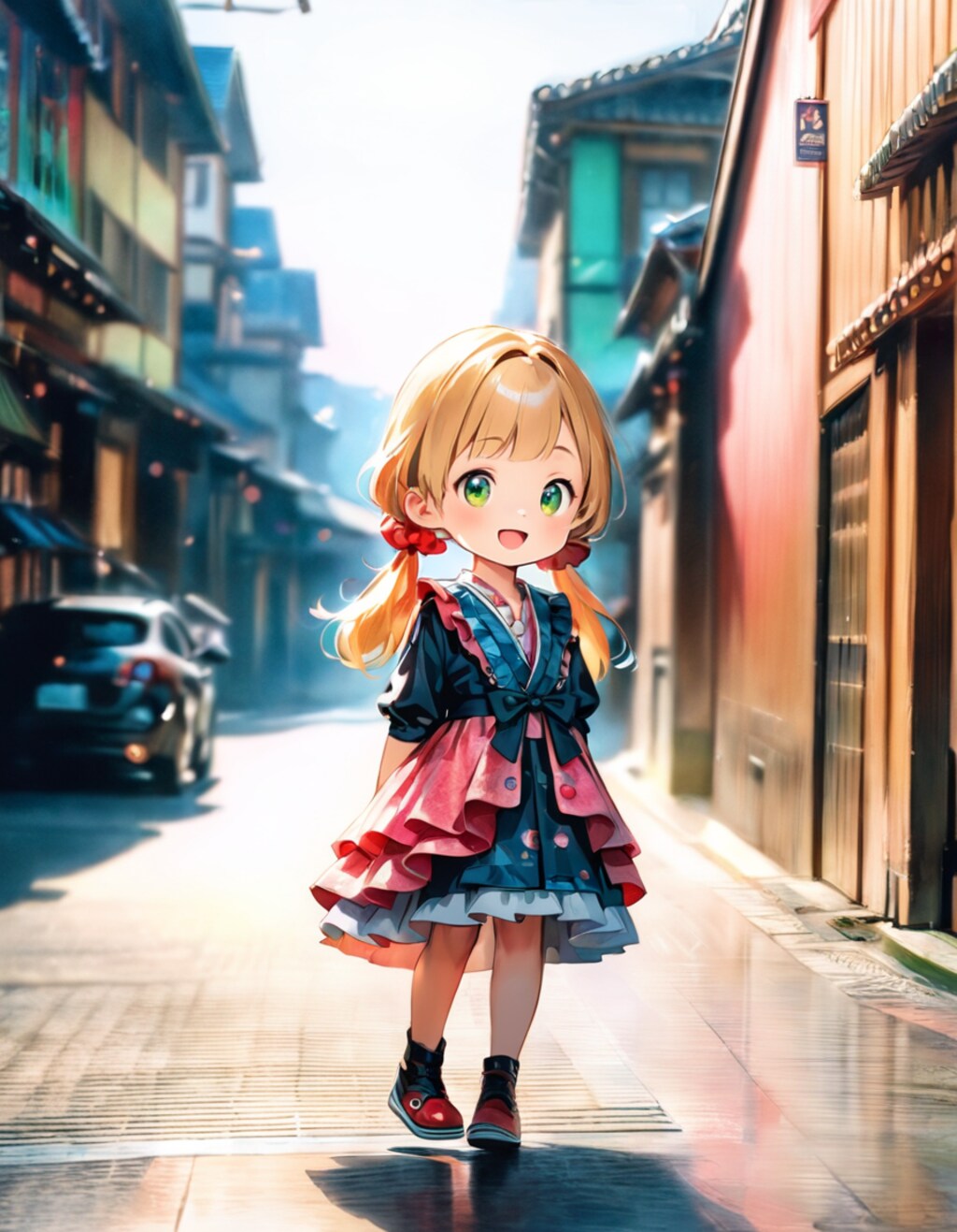 浴衣の茉莉花ちゃん