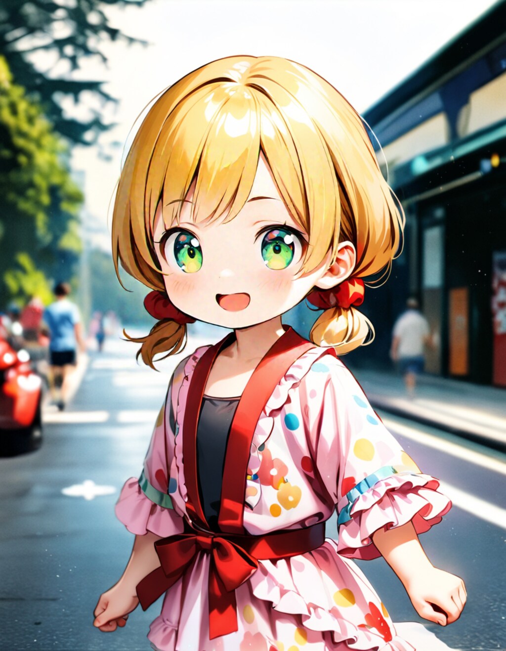浴衣の茉莉花ちゃん
