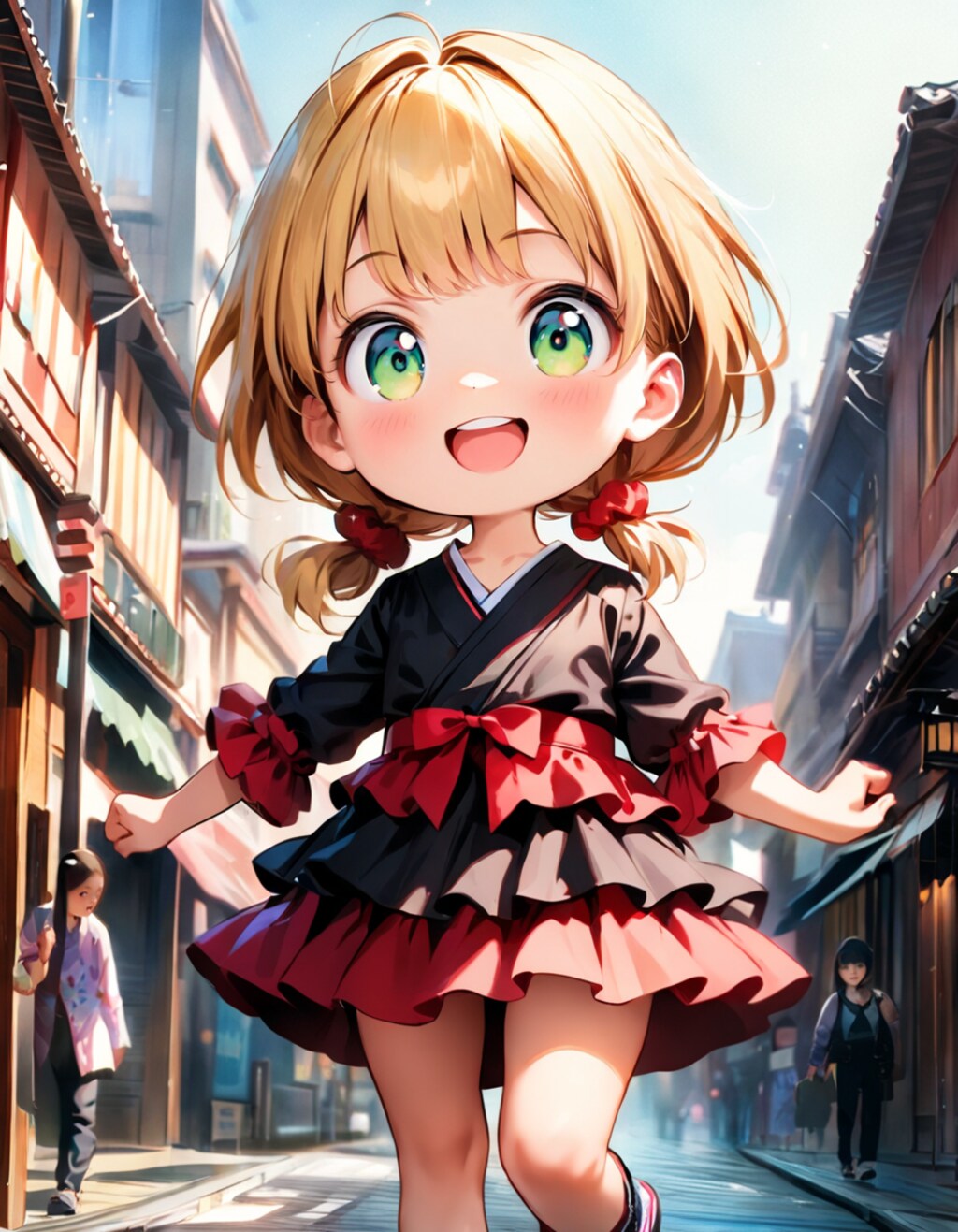 浴衣の茉莉花ちゃん