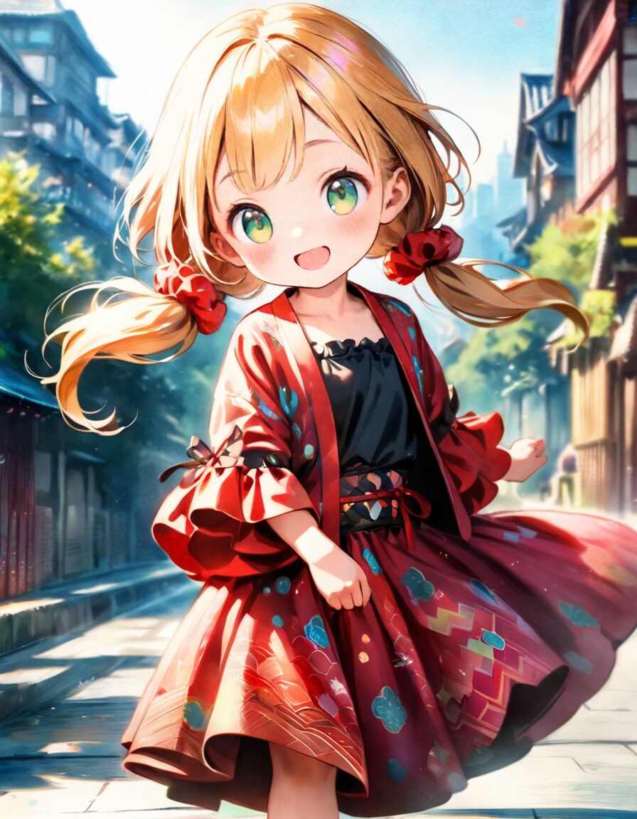 浴衣の茉莉花ちゃん