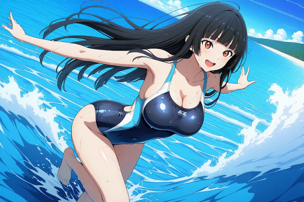 🌊💕わーうみだぁ～💕🌊と、供養作品。