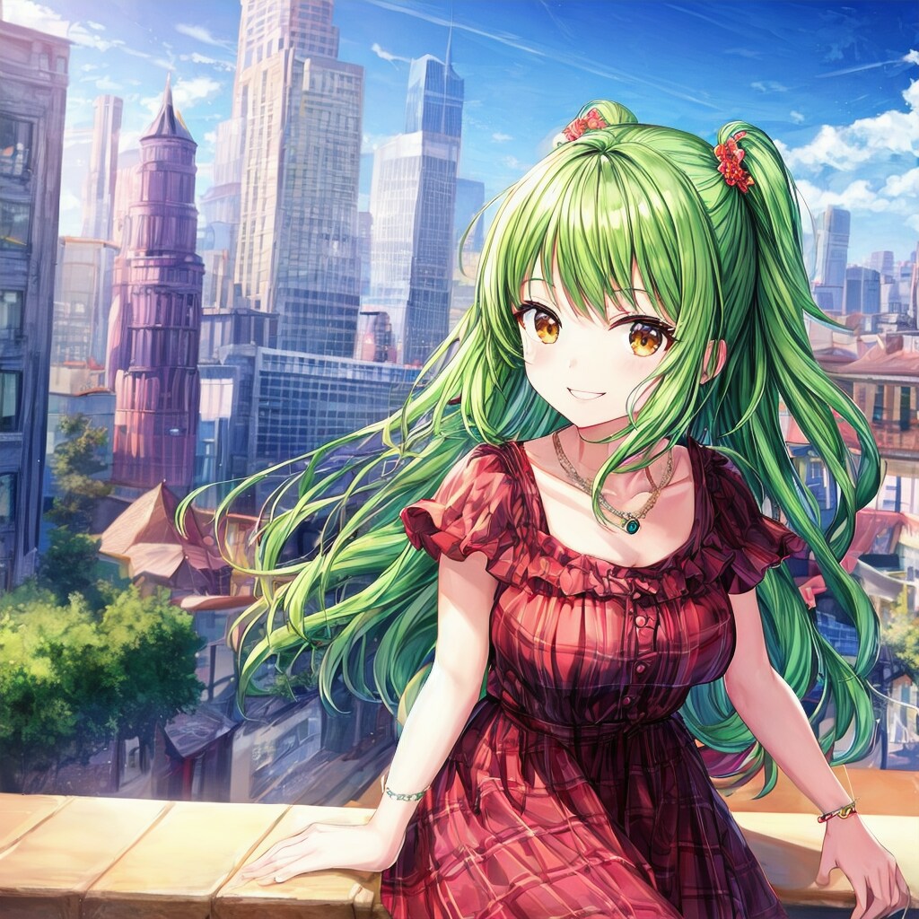 都会の女の子 city girl