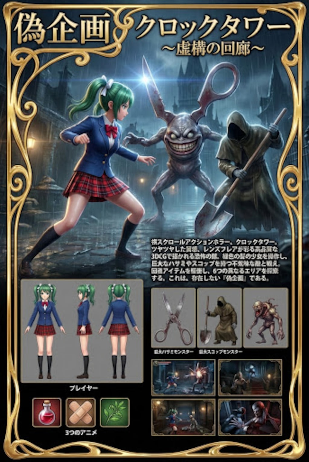 偽企画　クロックタワー