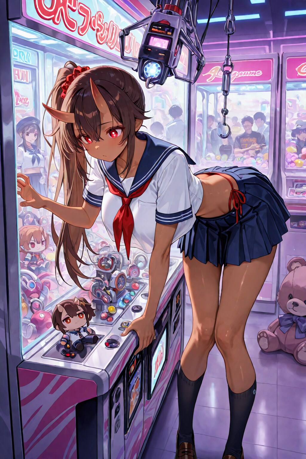 鬼の子とクレーンゲーム
