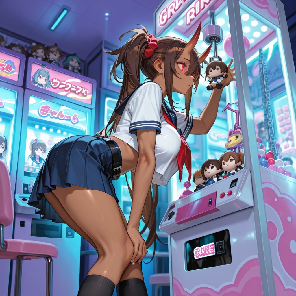 鬼の子とクレーンゲーム