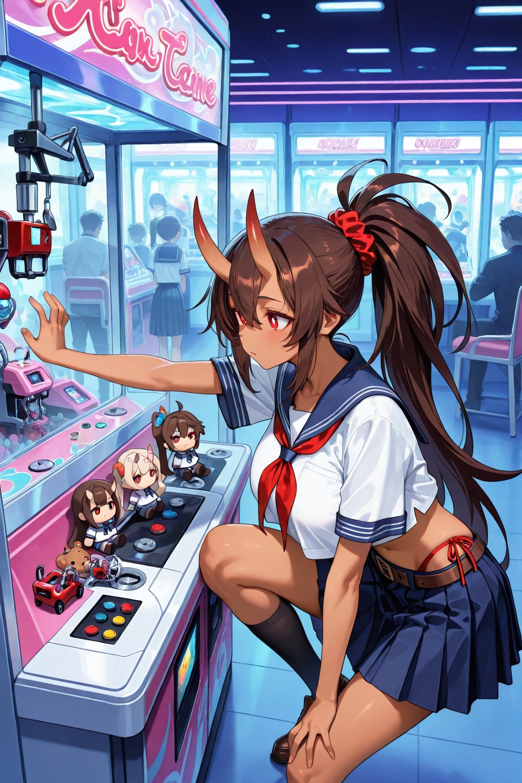 鬼の子とクレーンゲーム