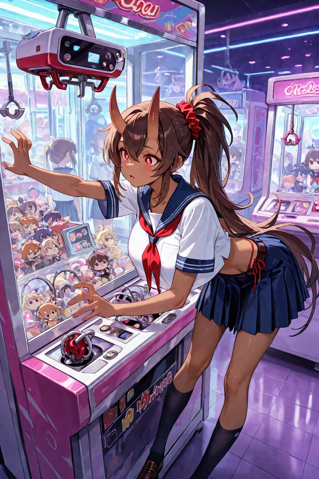 鬼の子とクレーンゲーム
