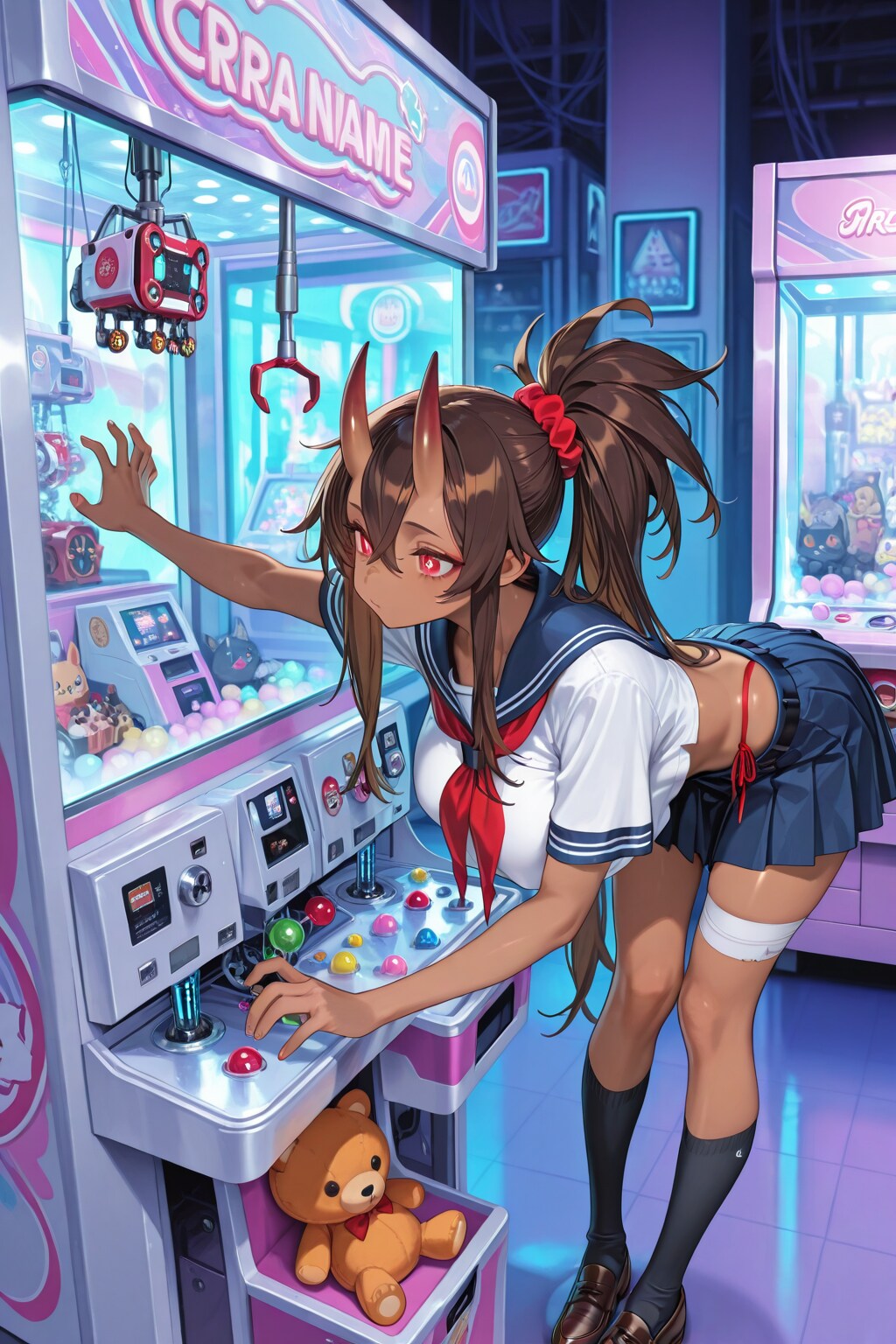 鬼の子とクレーンゲーム